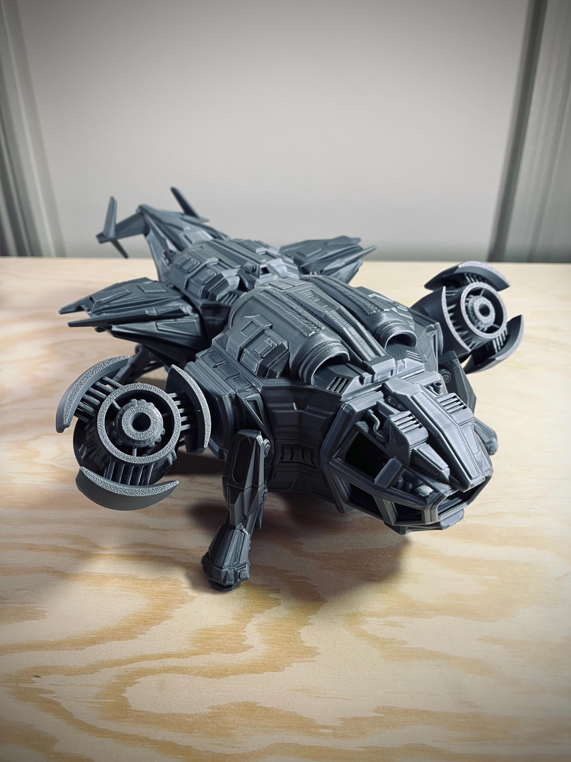 Highly Detailed Modular Spaceship - Dragonfly Heavy Dropship - Etsy