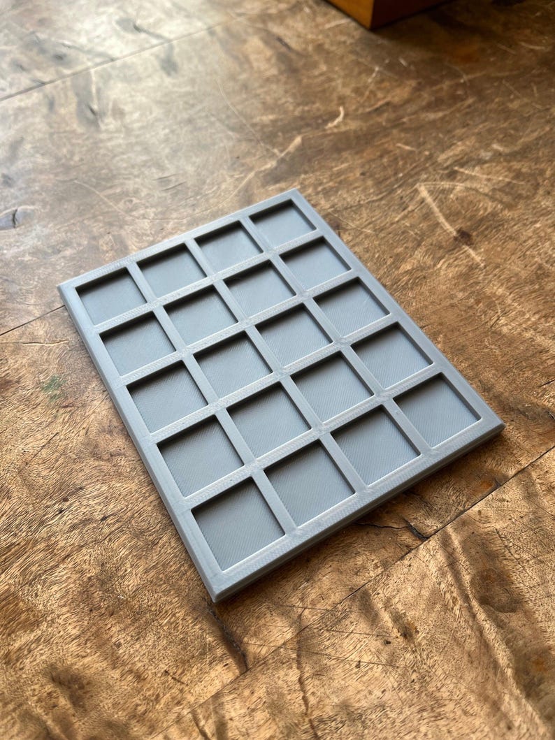 Movement Tray 20-25mm Square Base Converter