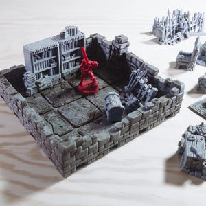 HeroQuest: Furniture Upgrade Set | Enhance Your 3D Modular Fantasy Game Board Experience & Gameplay Fun