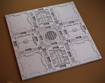 Sector Fatalis - Modular 3D printed wargaming terrain | Floor Tiles