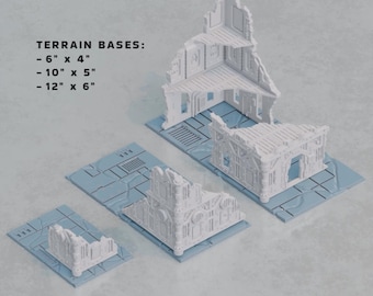 40K Tournament Terrain Bases – Terran City