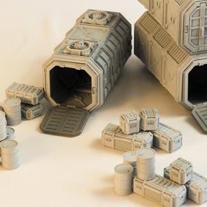 Munitorum Not Armoured Containers for Tabletop Wargaming Terrain