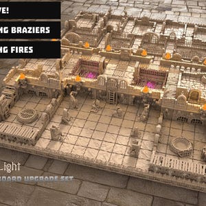 HeroQuest First Light: Enhance Your Experience with a 3D Modular Fantasy Game Board