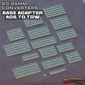 Movement Tray 20-25mm Square Base Converter