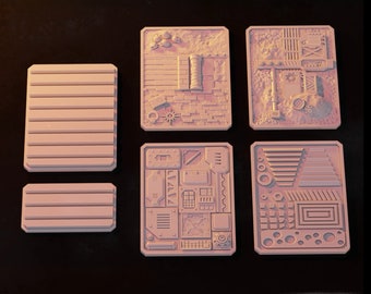 3D Printed Texture Palette for Dry Brushing: Miniature Painting Tool