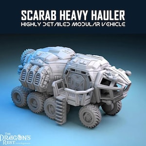 Mycket detaljerat modulärt fordon - Scarab Heavy Hauler