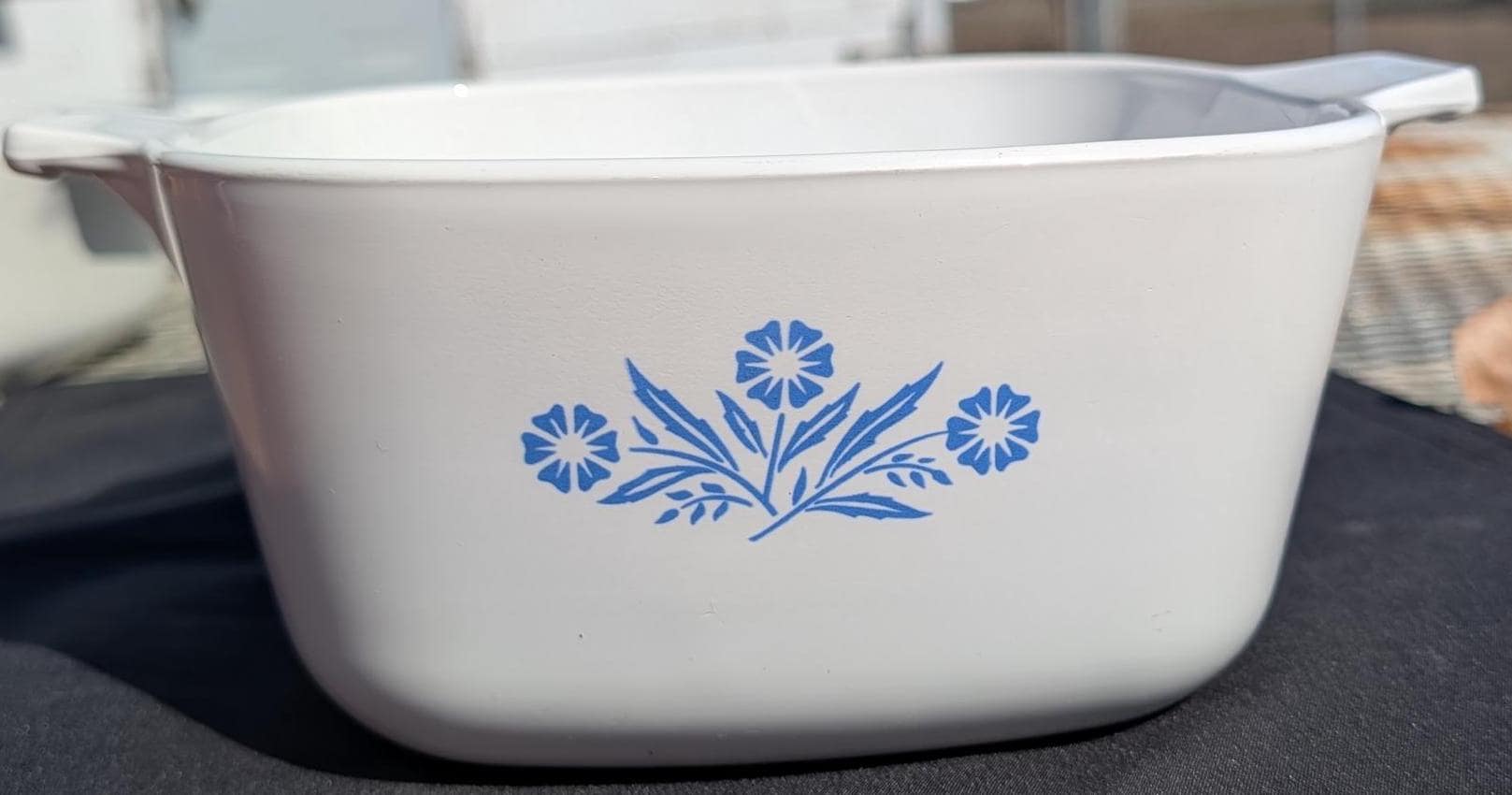 ヴィンテージ コーニングウェア キャセロール：1960年代 ホワイト