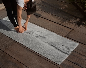 Original Printed Yoga Mat -  'Dual', Wellness Gift, Best for Workouts and Meditation