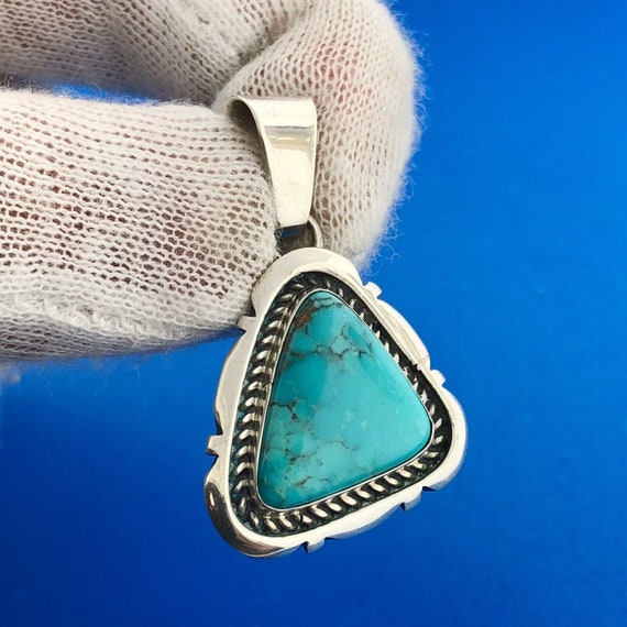 Designer SW Sterling Silver 925 Turquoise Native A