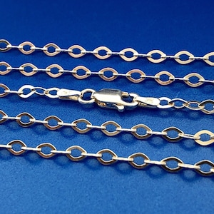 Designer Milor Italy 925 Sterling Silver Fancy Oval Link Chain Necklace