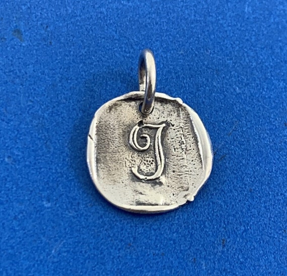 Waxing Poetic 925 Sterling Silver Initial J Monog… - image 5