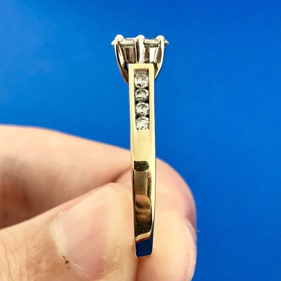Designer IKS 14K Gelbgold Diamant Floral Cluster Verlobung Jahrestag Ring Etsy