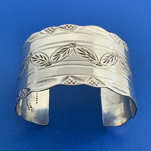David Jones New Orleans Artisan 925 Sterling Silver Open Cuff Bracelet