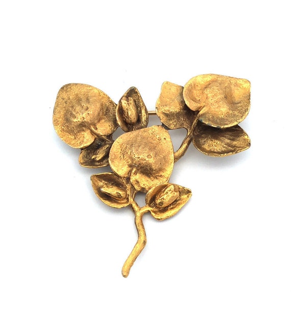 The Museum Company TMC Gold Plated Pewter Eucalyp… - image 1