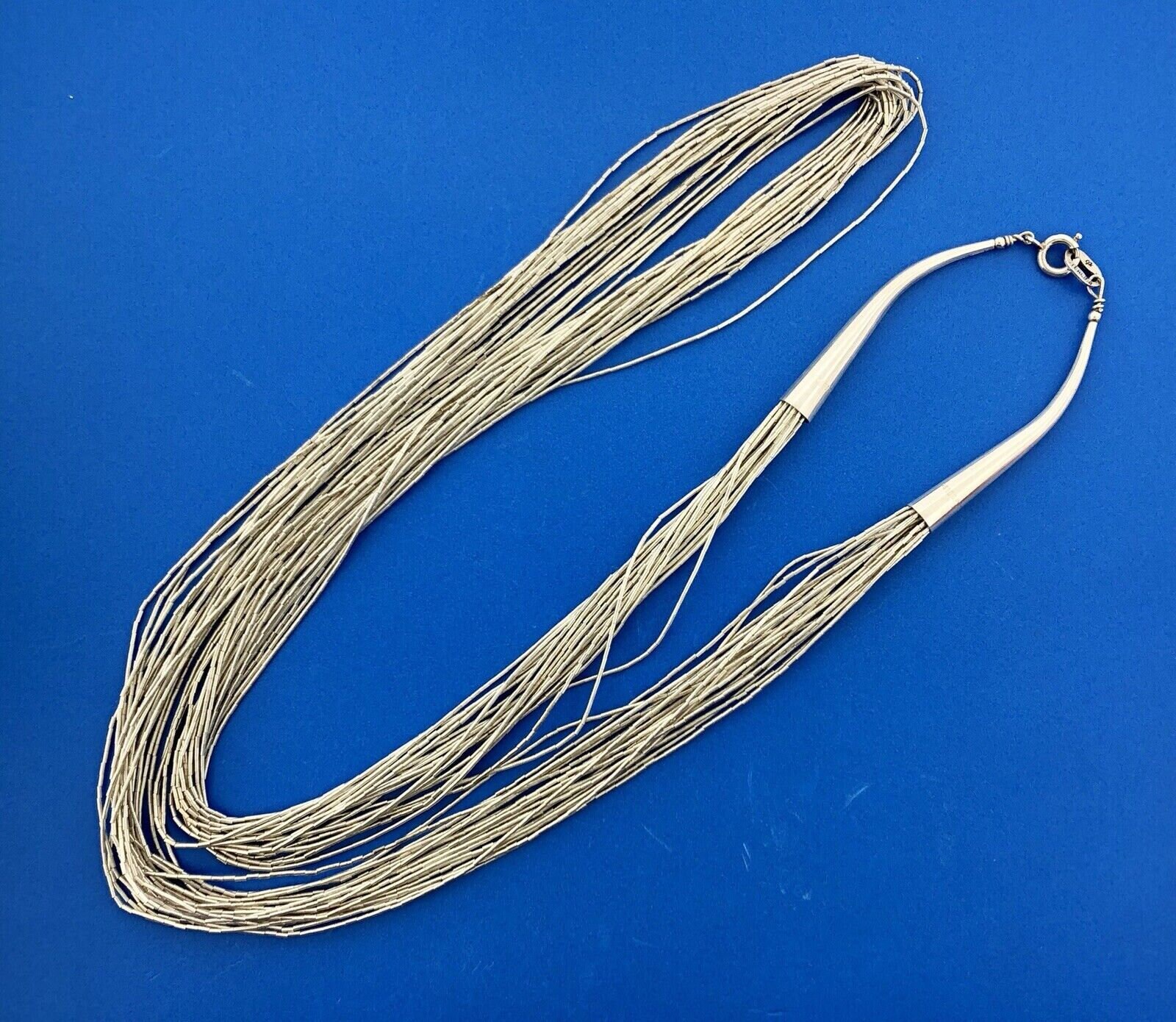 ナバホ CAROLYN POLLACKキャロリンポラック ラピスラズリ 925 Sterling Silver Carolyn Pollack Relios Lapis Mother of Pearl
