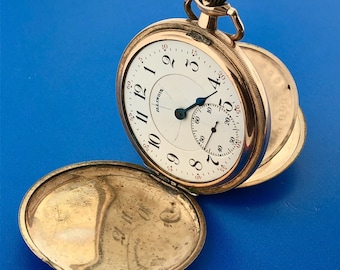 1921 Illinois Gold Filled Full Hunter Grade 305 17j Model Pocket