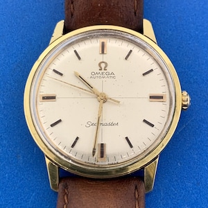 Vintage Omega Seamaster Gold Plated Stainless Steel 552 Caliber