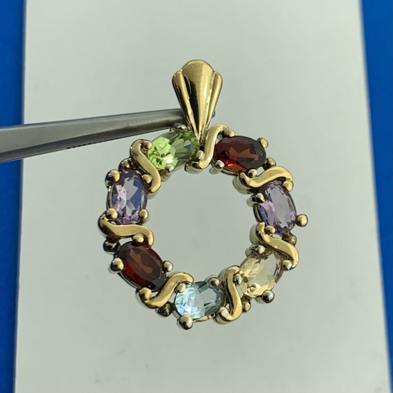 Designer DBJ Sterling Silver 925 Vermeil Blue Topaz D… - Gem