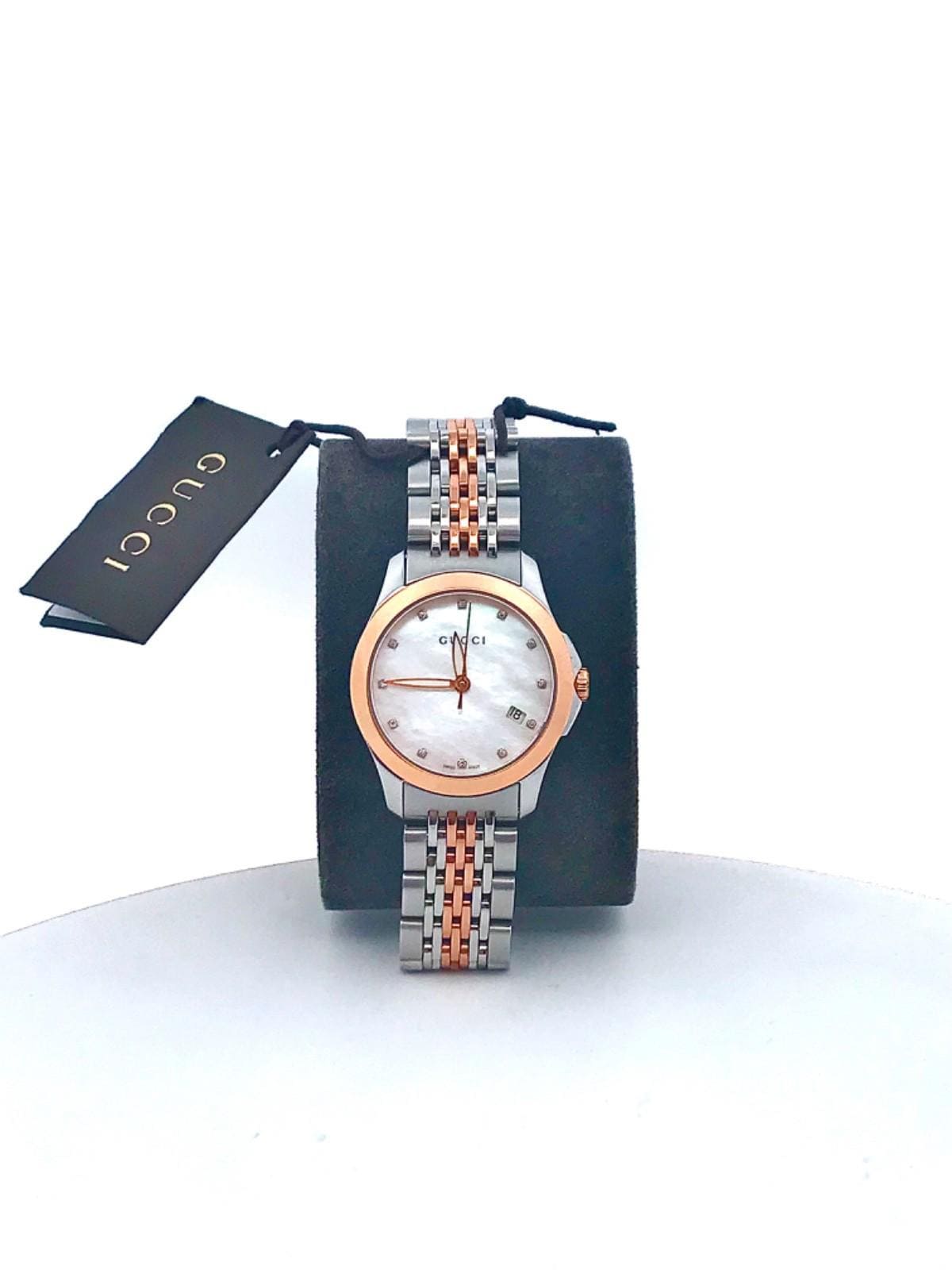 Gucci Watch Mother of Pearl