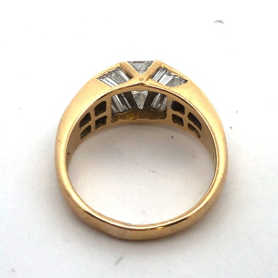 Designer 18K Yellow Gold Multi-Cut Diamond Modern… - image 9
