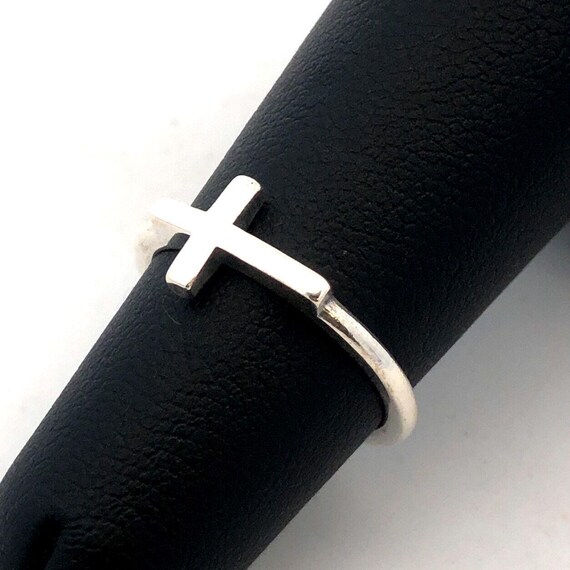 Designer James Avery 925 Sterling Silver Horizon Cross Ring Etsy Australia