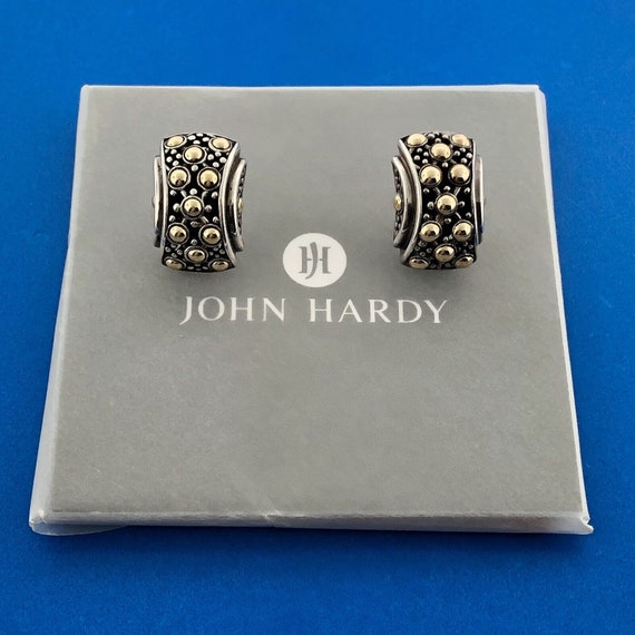 John Hardy JH 925 Sterling Silver 18K Yellow Gold… - image 1