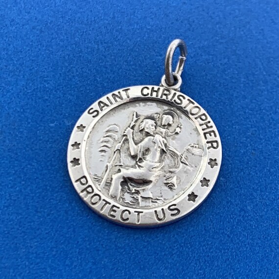 Vintage Danecraft 925 Sterling Silver Saint Chris… - image 3