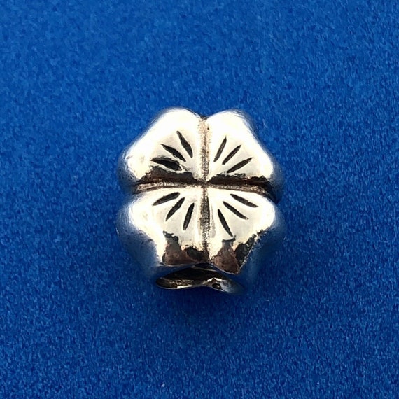 Authentic Pandora Sterling Silver 925 Four 4 Leaf… - image 2