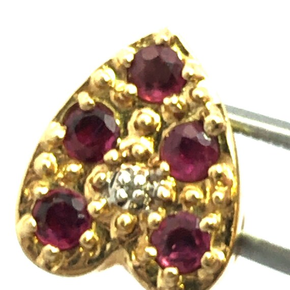 Richard Klein KLJCI 14K Yellow Gold Ruby Diamond … - image 9