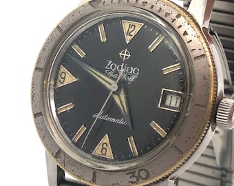 Rare Vintage Zodiac Professional 200M 213.67.57 Submariner Quartz  