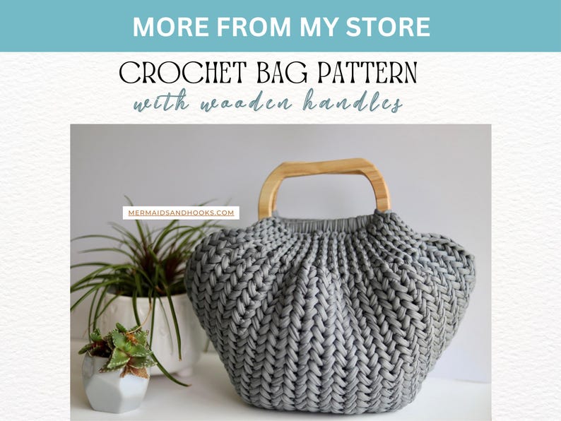 Padrão de bolsa de crochê com alças, padrão de bolsa de crochê com fio de camiseta, padrão de bolsa de crochê com fio de camiseta, padrão de bolsa de crochê fácil imagem 13