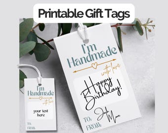 Crochet Tags for Handmade Items, Handmade Tags for Crochet, Crochet Care Tags, (Digital Download)