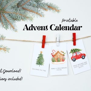 Download Adventskalender / Adventskalender zum selbst ausdrucken