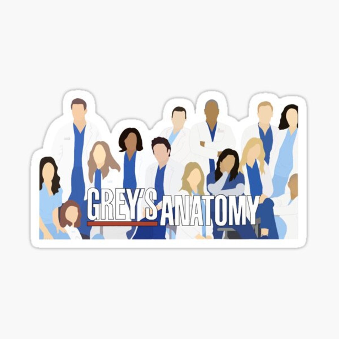 Grey’s Anatomy Tv Show Sticker - Etsy