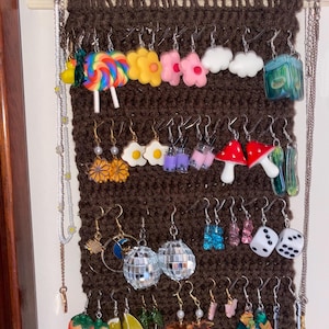 Crochet Earring Display