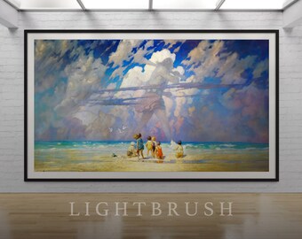 Samsung Frame TV | N.C WYETH_ THE_GIANT_1923 | AI Restored 4k | Classic Art |  TV Art | Instant Download | Printable Art