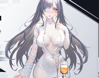 Live2d model：Broken Kiss Damien- Vtuber Model FULLY RIGGED - Ready to use!