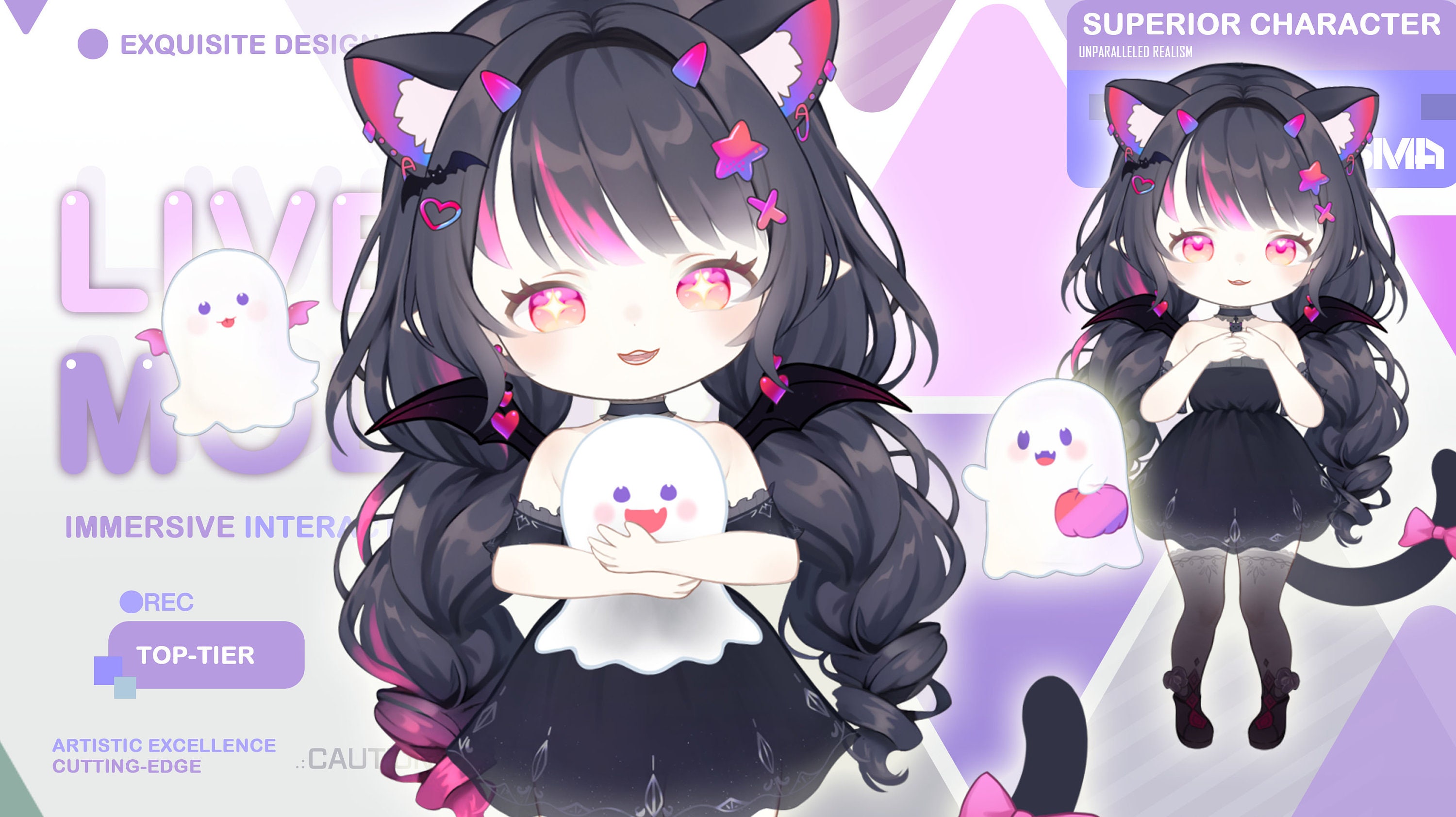 Live2d model: Candy Qara