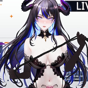Live2d Secret Kiss Celeste- Vtuber Model FULLY RIGGED - Ready to use!