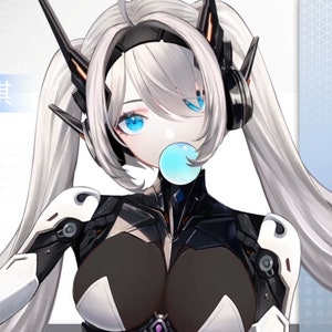 Live2d: Kunstleben Vicky- Vtuber Modell FULLY RIGGED - Gebrauchsfertig!