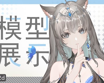 Live2d model: Star River- Vtuber Model FULLY RIGGED - Ready to use!