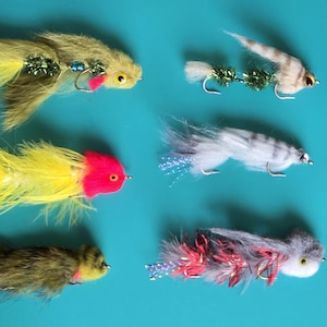 7- Pack Box of Articulated Streamer Flies (Assorted)-C