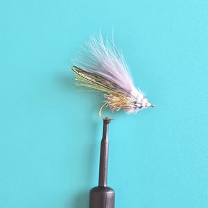 Trout Spey Streamer (Grey Ghost Marabou)