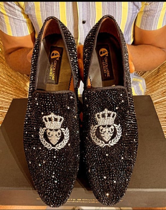 Velvet loafers for men discount