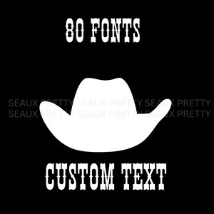 Cowboy Western Decals for Vehicles