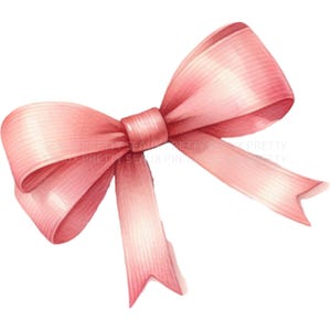 Ribbon Coquette Bow PNG, Watercolor Bow PNG, Bow Png, Coquette Bow png, Pink Bow Png, Western Bow, Vintage Bow Design, Digital Download