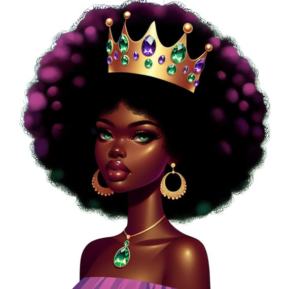 Black Woman PNG, Black Woman Clipart, African American Wall Art PNG, Black Girl png, Melanin Woman PNG, Black Girl Graphic, Digital Download