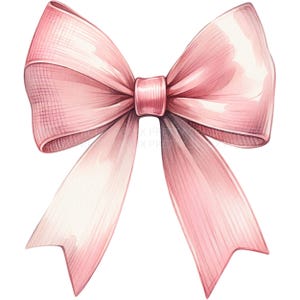 Ribbon Coquette Bow PNG, Watercolor Bow PNG, Bow Png, Coquette Bow png, Pink Bow Png, Western Bow, Bow Clipart, Digital Download