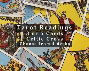 Quality 3 card Tarot Reading in less than 24 hours