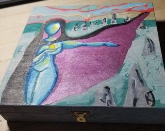 The soothsayer wooden storage box